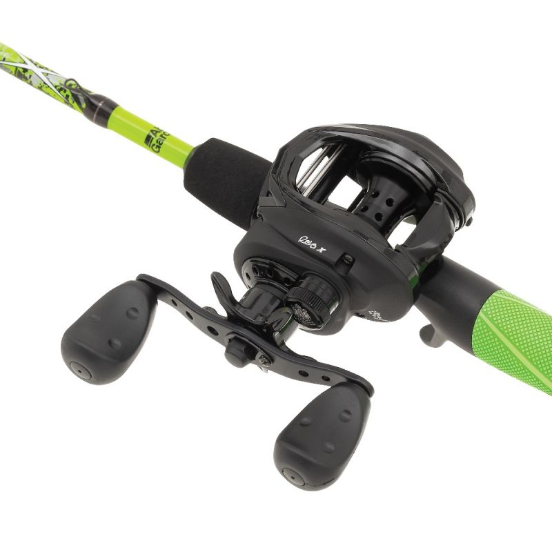 Abugarcia Revo X Casting Rod Combo MH noir - vert  1m98 15-45g Lh