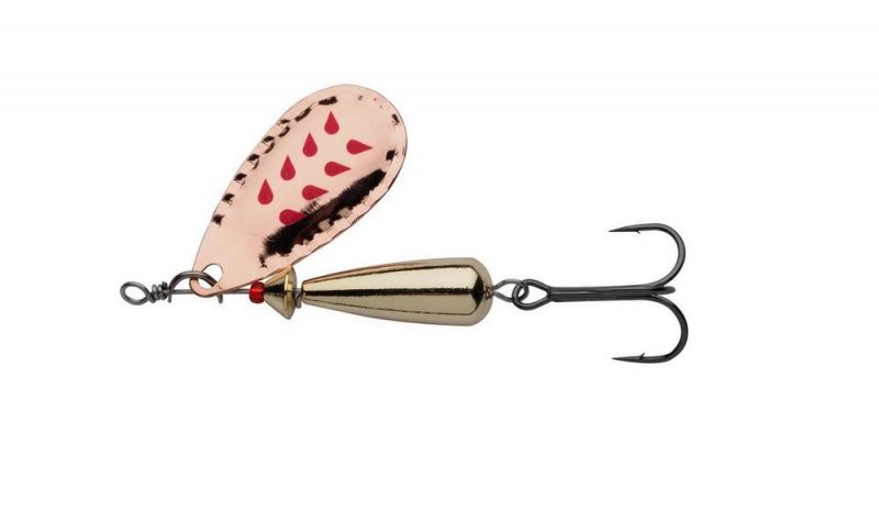 Abugarcia Droppen Spinners copper vislepel 4g