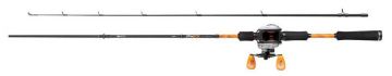 Abugarcia MAX STX Casting Combo zwart - grijs roofvis spinhengelset 1m98 15-60g