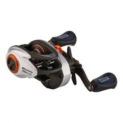 Abugarcia Revo X Low Profile Reel noir - gris  Lh