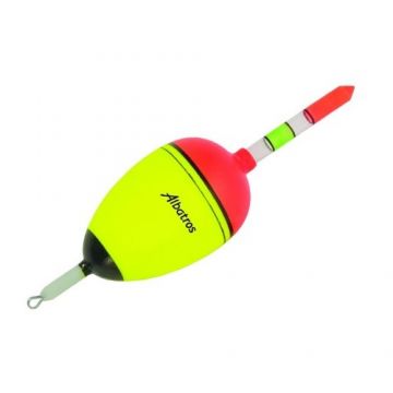 Albatros Eva Float rood - geel zeevis visdobber 30g