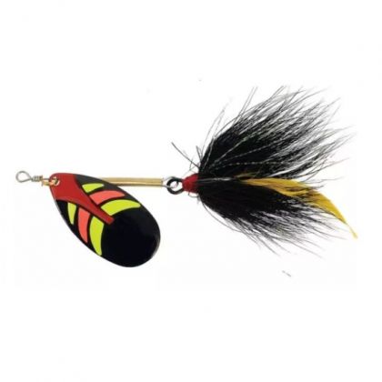 Albatros Ondex Bucktail Spinner N°5 black vislepel