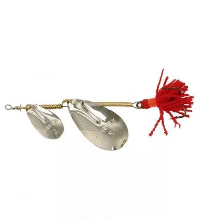 Albatros Ondex Bucktail Tandem Spinner N°3+5 silver 