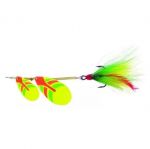 Albatros Ondex Bucktail Tandem Spinner N°4+6 firetiger vislepel