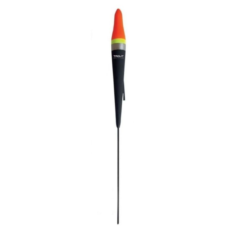 Albatros SS Trout Style Inline Turbo rood - grijs - zwart forel visdobber 3.00g