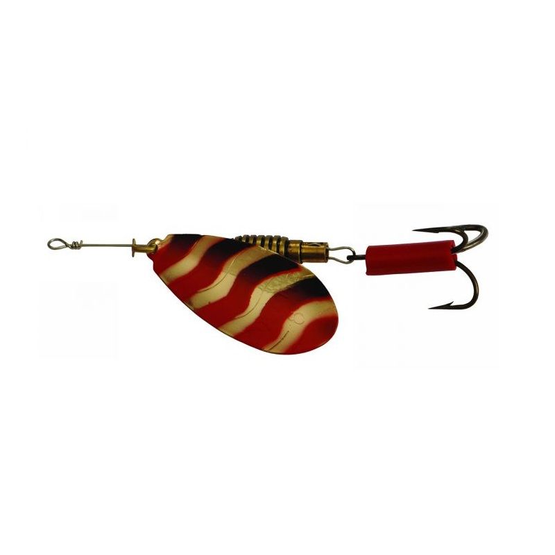 Albatros Veltic Spinner N°2 gold - red vislepel 3.5g