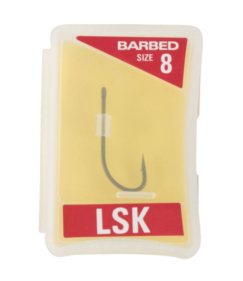 Avid Carp Long Shank Barbed Hook zilver karper vishaak 6