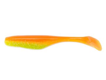 Bass Assassin Walleye Assassin cantaloupe shad 4.00 Inch