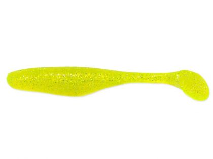 Bass Assassin Walleye Assassin chartreuse silver glow  4.00 Inch