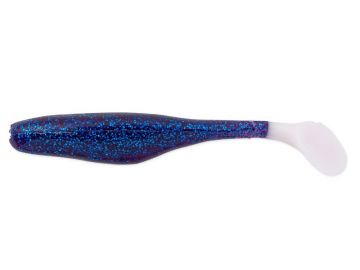 Bass Assassin Walleye Assassin electric blue white tail shad 4.00 Inch