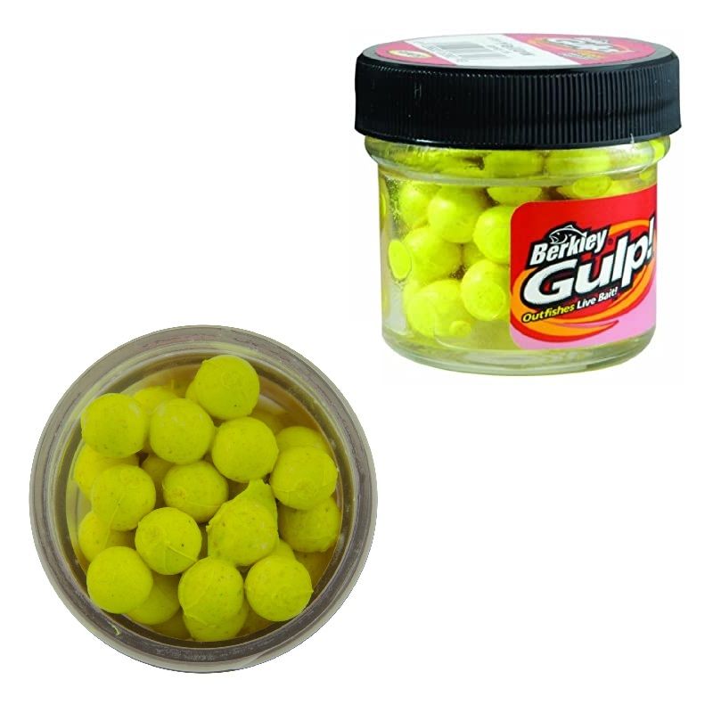 Berkley Gulp! Floating Salmon Eggs yellow forel forelaas