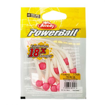 Berkley Powerbait Floating Mice Tails bubblegum white  8cm