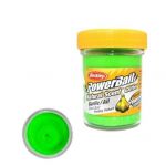 Berkley Powerbait Natural Glitter Trout Bait garlic spring green 