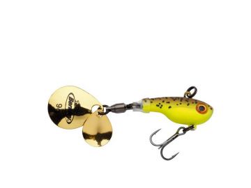 Berkley Pulse Spintail brown chartreuse  5g