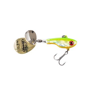 Berkley Pulse Spintail candy lime roofvis spinnerbait 14g