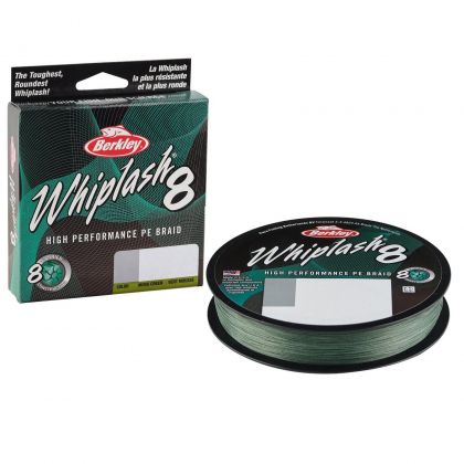 Berkley Whiplash8 groen gevlochten visdraad 0.12mm 150m 17.5kg