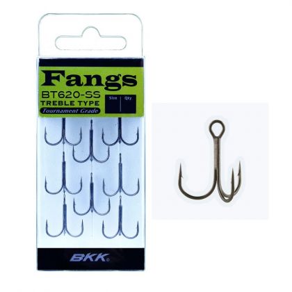 Bkk Fangs Treble BT620-SS nickel roofvis vishaak 10