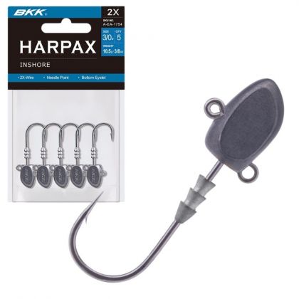 Bkk Harpax Inshore zilver loodkop H1/0 3.5g