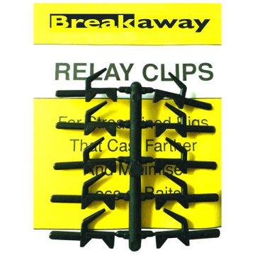 Breakaway Relay Clips zwart zeevis klein vismateriaal