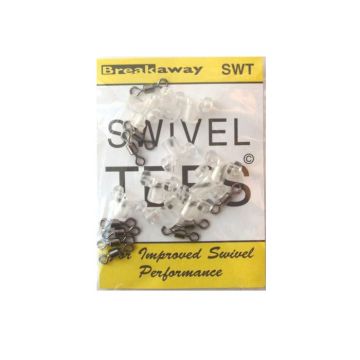 Breakaway Swivel TEES clear - nickel zeevis klein vismateriaal