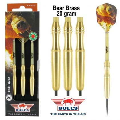 Bulls Bear Brass goud dartpijlen 20g