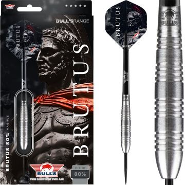 Bulls Brutus Magnus 80% zwart - zilver dartpijlen 27g