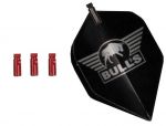 Bulls Flightprotectors Aluminium rood dart flight accessoire