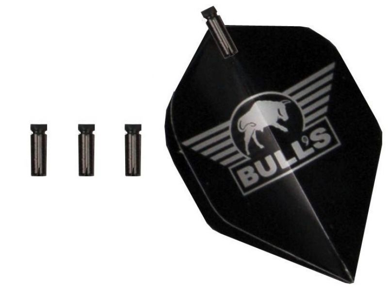 Bulls Flightprotectors Aluminium zwart dart flight accessoire