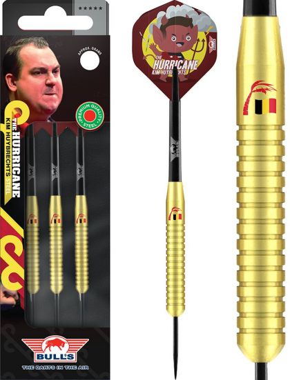 Bulls Kim Huybrechts Belgian Brass Limited goud dartpijlen 22g