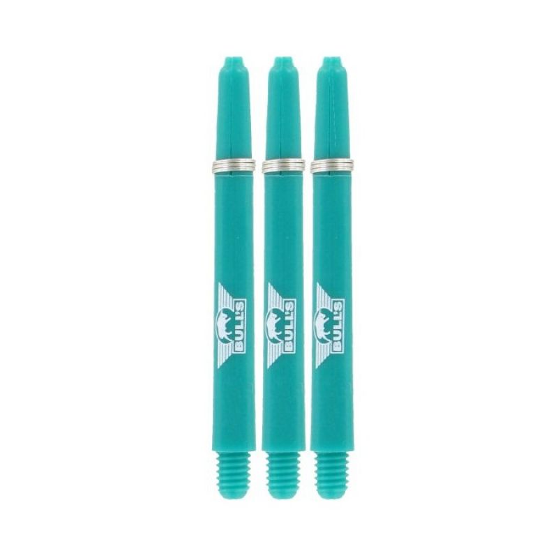 Bulls Nylon Plain Shaft + Ring aqua dart shaft Medium