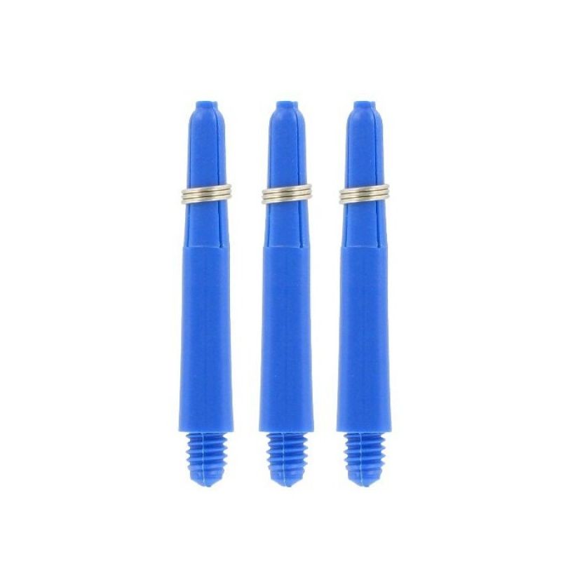 Bulls Nylon Plain Shaft + Ring blauw dart shaft Short