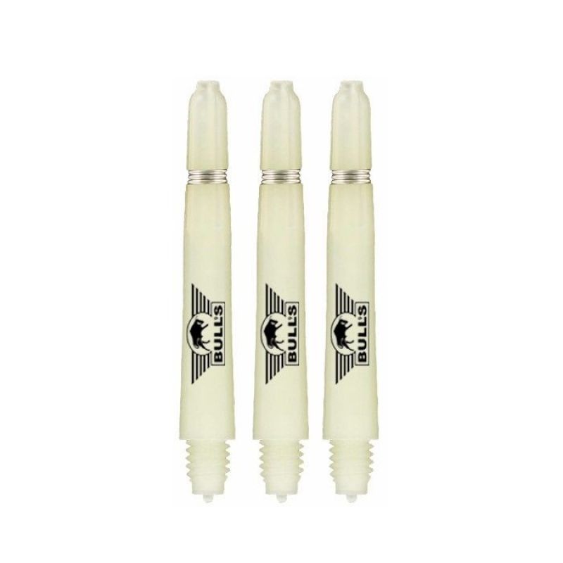 Bulls Nylon Plain Shaft + Ring natural dart shaft Short