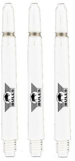 Bulls Nylon Plain Shaft + Ring blanc dart shaft Medium