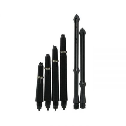 Bulls Nylon Shaft Test Kit Extended 6 Set black dart shaft