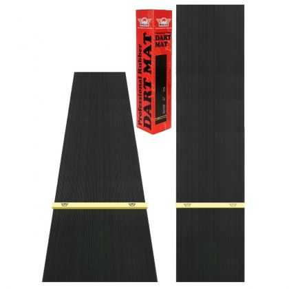 Bulls Rubber Mat + Oche zwart dart mat 300x60cm