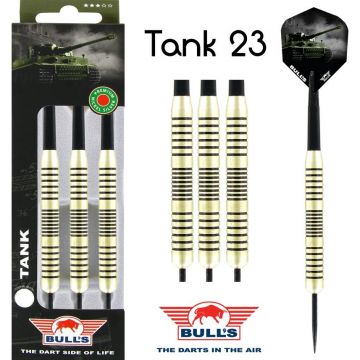 Bulls Tank Nickel Silver argent - noir darts 23g