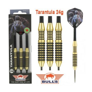 Bulls Tarantula Brass goud - zwart dartpijlen 24g