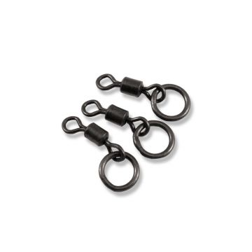 Carprus Ring Swivel nickel karper klein vismateriaal Size 8