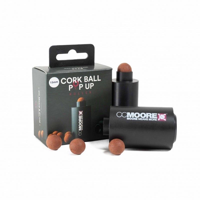 Cc Moore Cork Ball Pop-Up Roller zwart karper klein vismateriaal 18mm