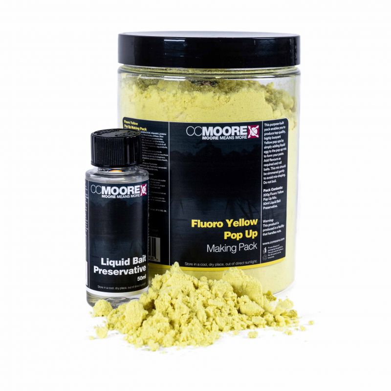 Cc Moore Pop-Up Making Pack fluo yellow karper pop-up boilies 250g