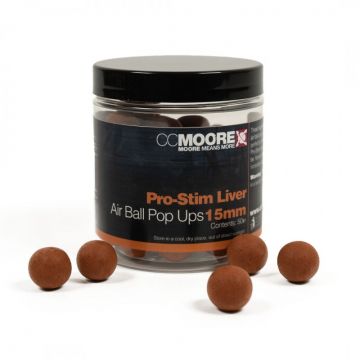 Cc Moore PRO-STIM LIVER Air Ball pop ups oranje karper pop-up boilies 15mm