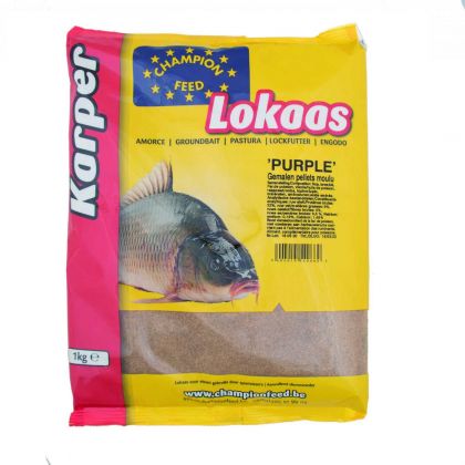 Champion Feed Pellets Range Purple Pellets Gemalen bruin witvis visvoer 1kg