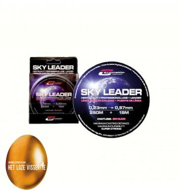 Cinnetic Sky Leader clear zeevis visdraad 28°- 57° 250m+15m