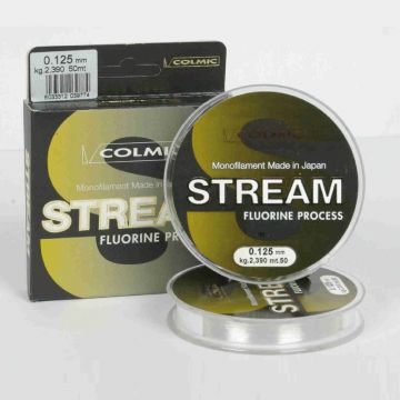 Colmic Stream clear visdraad 0.09mm 50m