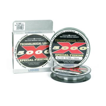 Colmic X-5000 clear visdraad 0.10mm 150m