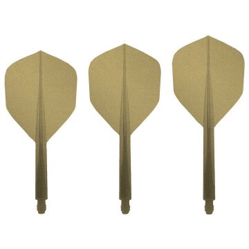 Condor AXE Metallic Standard 6 gold dart flight Large