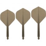 Condor AXE Metallic Standard champagne gold dart flight Large