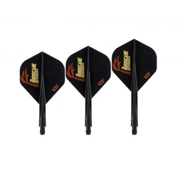 Condor Kim Huybrechts Black Standard 6 noir dart flight Medium