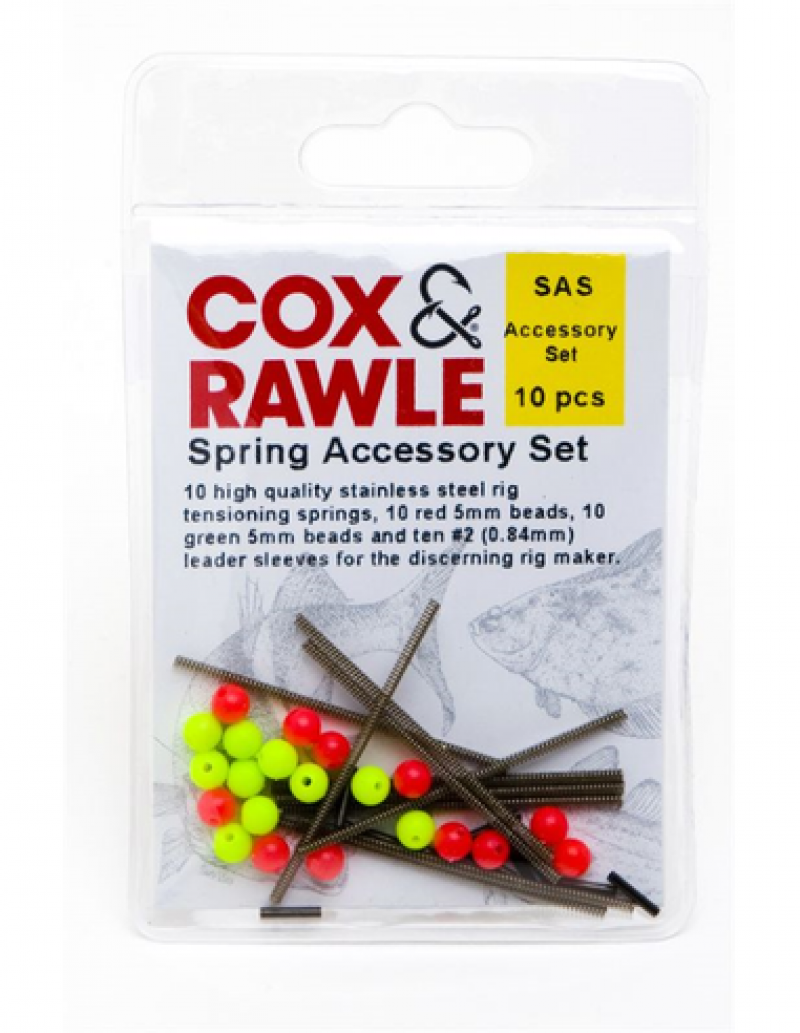 Cox & Rawle Spring Accessory Set nickel - jaune - rouge 