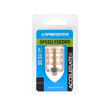 Cresta Accelerate Speed Feeders brun  Medium 20g